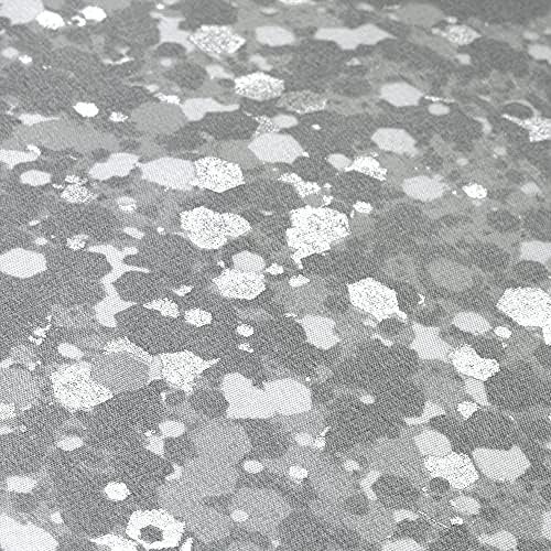 Комплект Одеяла Lush Decor Glitter Ombre с Метален Принтом от 5 теми, Пълен / Queen, Руж и Сиво