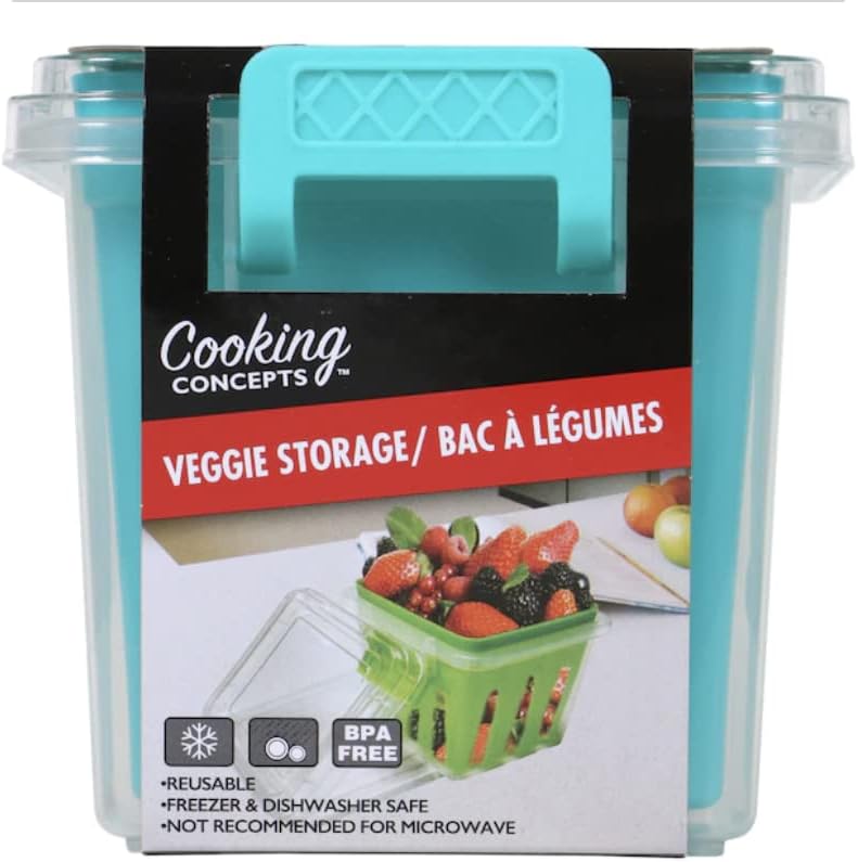 Контейнер за съхранение на плодове и зеленчуци за еднократна употреба, кош за хладилника, фризера, килера, в комплекта са