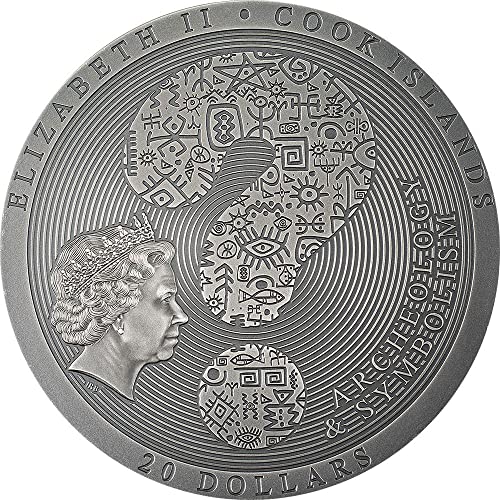 2023 DE Археология Символика PowerCoin Антикитерский Механизъм Стара Позлатена Сребърна Монета с тегло 3 Грама на