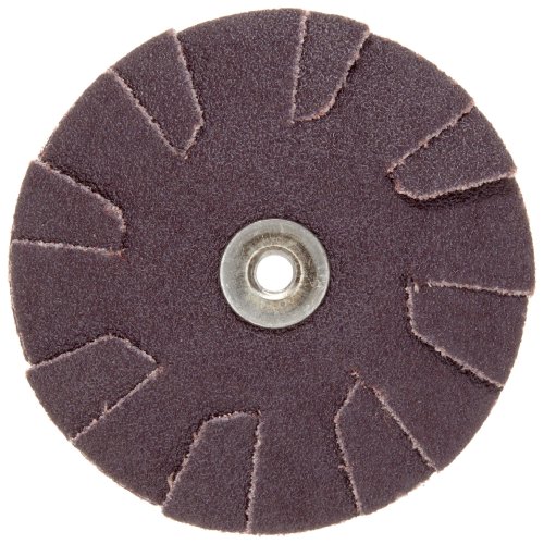 Абразивен диск с перекрывающимися прорези Merit, алуминиев оксид, диаметър 4-1 / 2 , Размер на 120 (в пакет 100 броя)