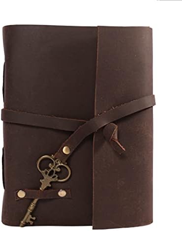 Tuzech Leather Journal Голяма Записная за награда - Книга на сенките, Ръчна изработка На Кожени корици За жени и мъже,
