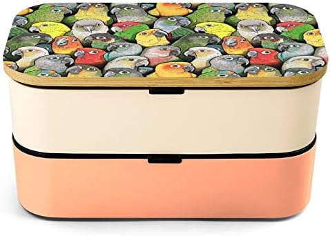 Цвят на опаковката Bento Lunch Box Херметични Контейнери за храна Bento Box с 2 Отделения за Пикник в офиса