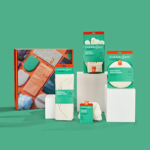 Екологично Чист Домашен спа-подарък Cleanlogic за жени, Ексфолиращ Комплект за грижа за кожата с Скруббером за Тялото,