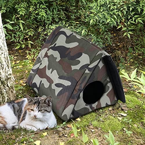 Палатки за котки Навън, Котешки Къща на открито, Защитен от атмосферни влияния, за Диви Котки, Котешка Пещерата на открито