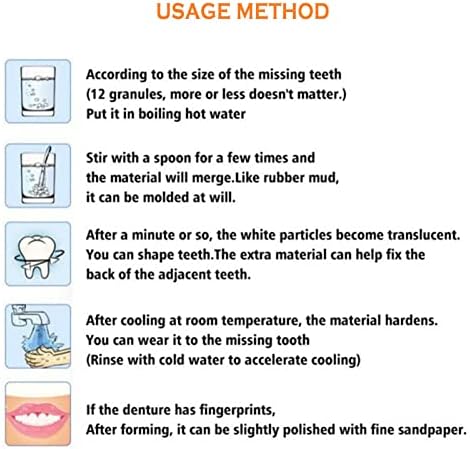 Изкуствени зъби - Регулируеми Фасети за протеза за жени и мъже, Естествено и удобно Покриващи Несъвършени