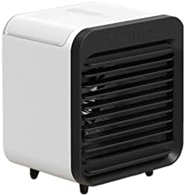 JKYYDS Фен - Настолен Вентилатор за охлаждане на Малък климатик USB Преносим Малък Ултра-Тих Офис бюро в студентски квартири (Цвят: бял модел зареждане)