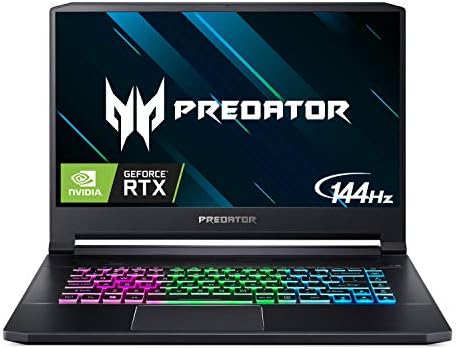 Тънък и лек лаптоп за игри Acer Predator Triton 500, Intel Core i7-9750H, GeForce RTX 2080 Max-Q, 15.6-инчов IPS-дисплей с
