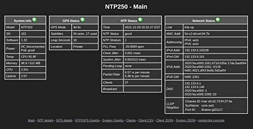 Устройство на NTP сървър на базата на GPS CenterClick NTP200