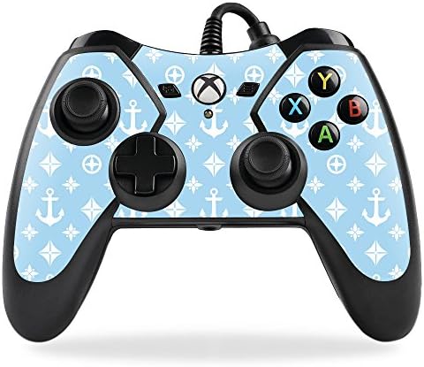 MightySkins Кожата е Съвместим с PowerA Pro Ex Xbox One Калъф за контролера амбалажна Хартия Стикер Скинове Baby Blue Дизайнер