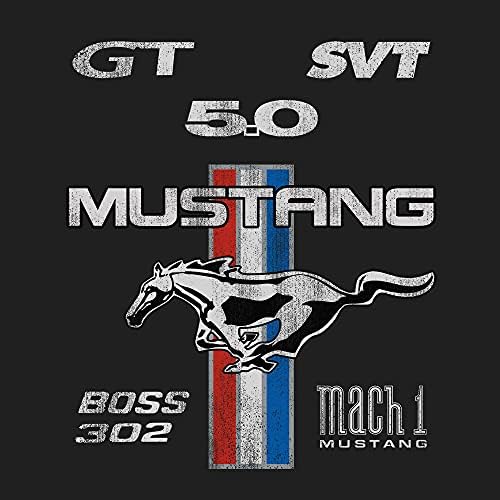 Тениска Luv Мъжки Выцветшая Риза Ford Mustang Boss 302