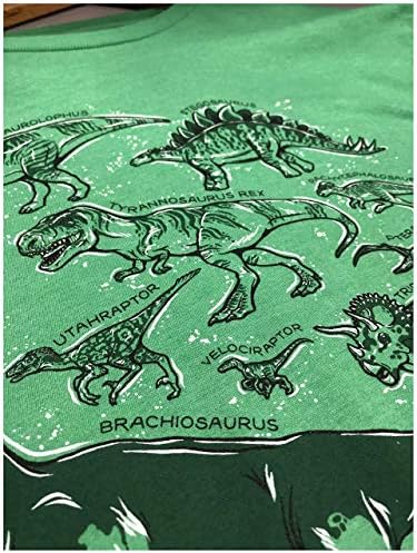 Видове динозаври |Костюм Фен на Динозаврите, За партита, Тениска с изображение на Хищник Минути-Рекса, Мъжки Дамски тениска