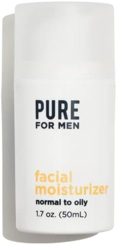 Хидратиращ крем за лице Pure for Men ' s | Лек Възстановяващ Тоник за нормална и мазна кожа | Етерични масла, витамин